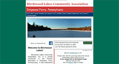 Desktop Screenshot of birchwoodlakes.net